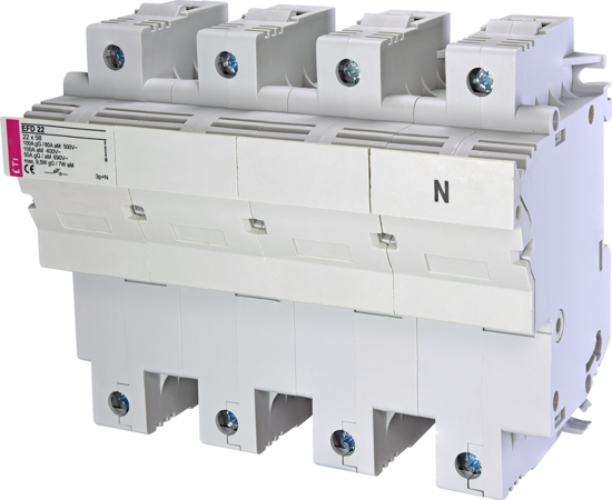 Picture of Seccionador de fusíveis 22x58 3P+N 