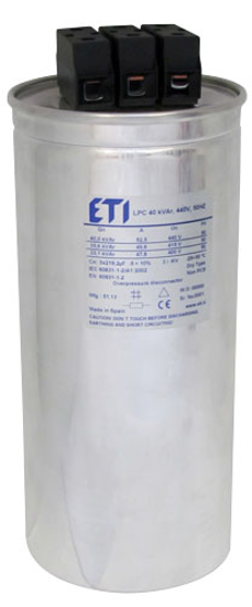 Picture of Condensador trifásico seco 50KVAr/525V