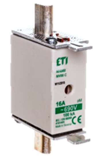 Picture of Fusível NH-00C KOMBI aM 100A 500V