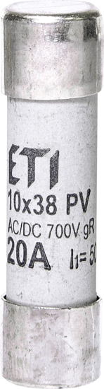 Picture of Fusível Ultra Quick 10x38 gR 20A 700Vac/dc 50kA/AC 8kA/DC