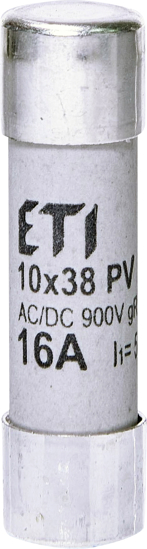 Picture of Fusível Ultra Quick 10x38 gR 16A 900Vac/dc 50kA/AC 8kA/DC