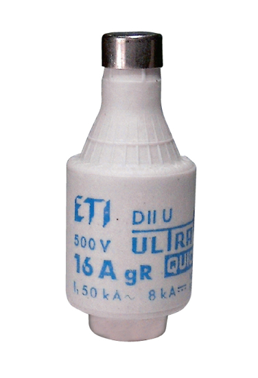 Picture of Fusível Ultra Quick DII-E27 gR 2A 500V