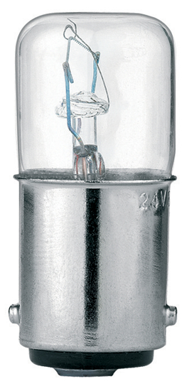 Picture of Lâmpada incandescente BA15d 5W 24Vac/dc