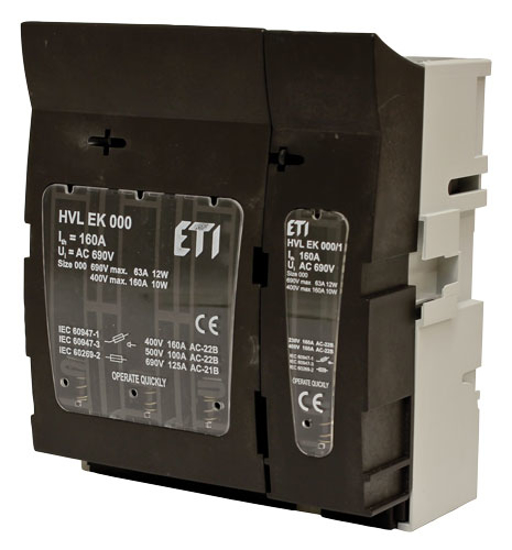 Picture of Seccionador HVL-EK000 4P 125A M8-M8 