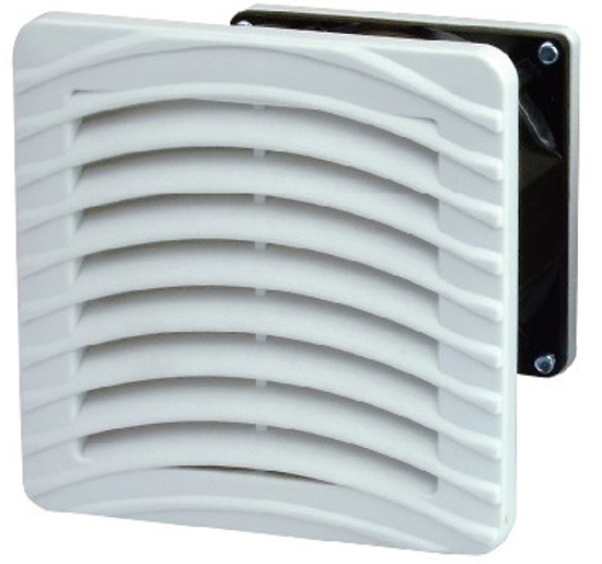 Picture of Ventilador com grelha e filtro 35m³/h 24Vdc 109X109X52