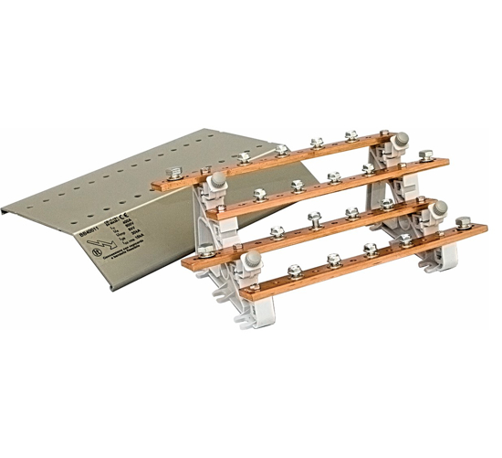 Picture of Barramento tetrapolar 400A - 6 Furos