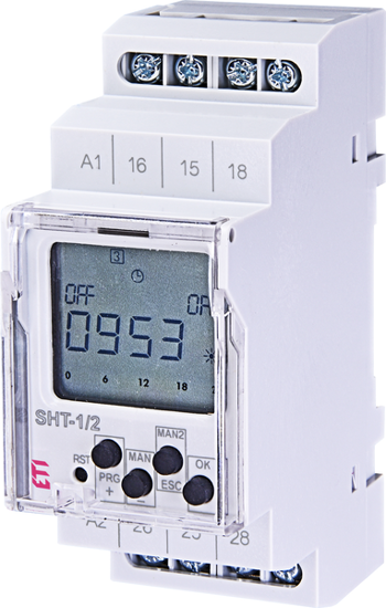 Picture of Interruptor horário digital 2x16A 24h+7d 230Vac