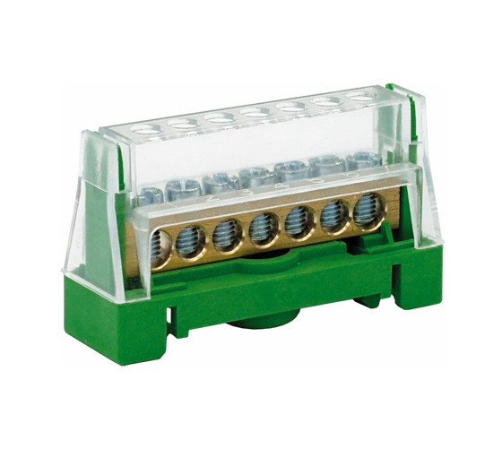 Picture of Barra unipolar 50Ax7 furos Verde