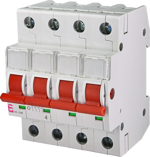 Picture of Interruptor modular 4P 16A AC-23B 