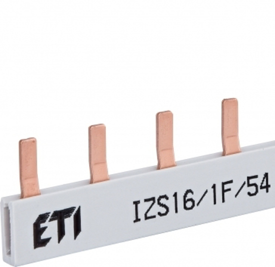 Picture of Pente com ligadores tipo lâmina 1P 16mm² x 54 ligações, 100A-690V ≅