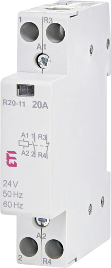 Picture of Contactor modular R20-11 (20A AC1) 1NA+1NF, 230V∼