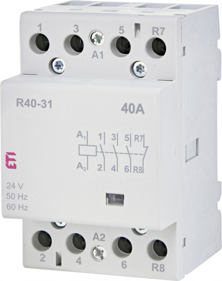 Picture of Contactor modular R40-31 (40A AC1) 3NA+1NF, 230V∼