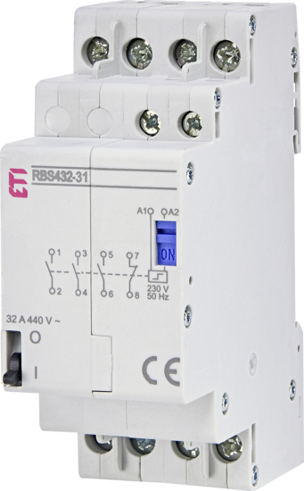 Picture of Telerruptor de potência RBS432-31 (32A AC1) 3NA+1NF, 230V∼
