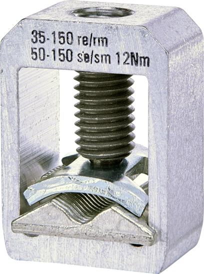 Picture of Ligador SP KVL23 V tipo berço para 1x condutor Cu/Al ◍ 95-300mm²