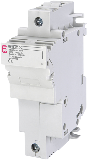 Picture of Seccionador de fusíveis 22x58 1P 1000Vdc (máx 100A)