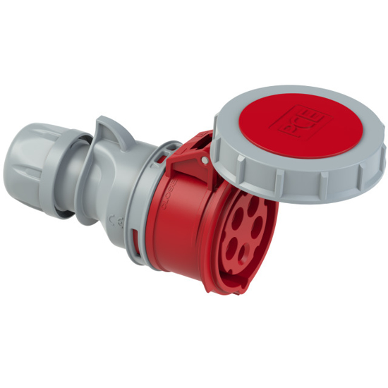 Picture of Ficha fêmea IP67 32A 3P+T+N 400V aperto p/ mola