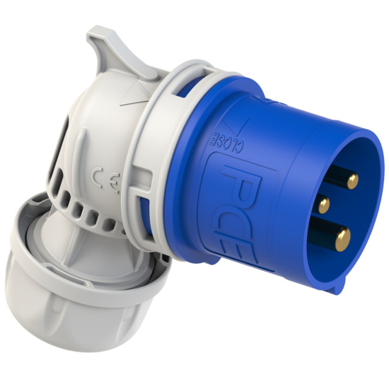 Picture of Ficha macho angular IP44 16A 2P+T 230V