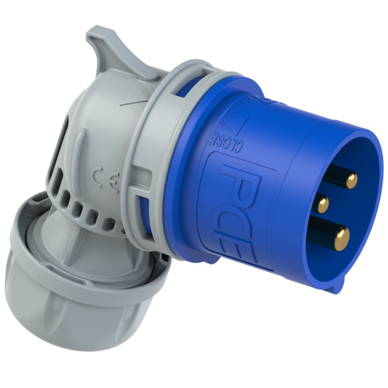 Picture of Ficha macho angular IP44 16A 2P+T 230V