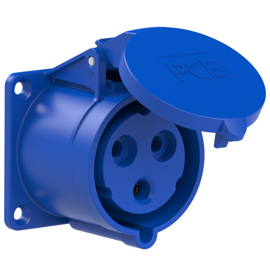 Picture of Tomada encastrar fêmea IP44 32A 2P+T 230V aperto p/ mola