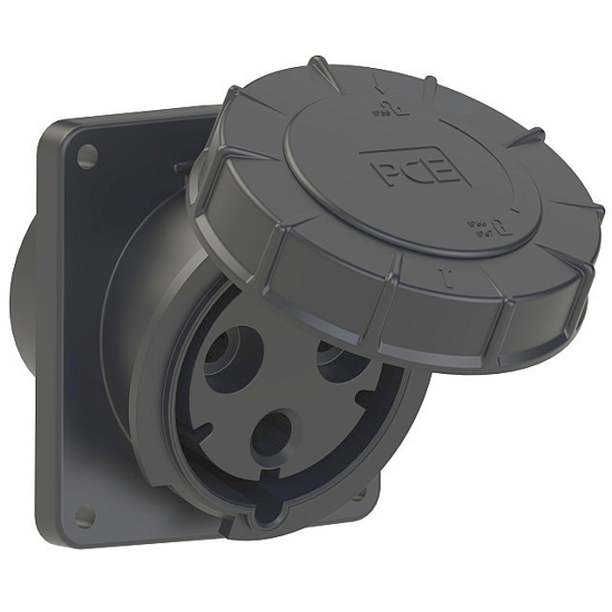 Picture of Tomada encastrar fêmea inclinada IP67 125A 2P+T 230V