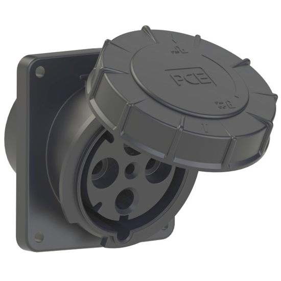 Picture of Tomada encastrar fêmea inclinada IP67 125A 3P+T 400V