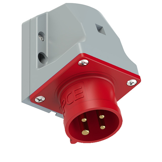 Picture of Tomada mural macho IP44 16A 3P+T 400V aperto p/ mola