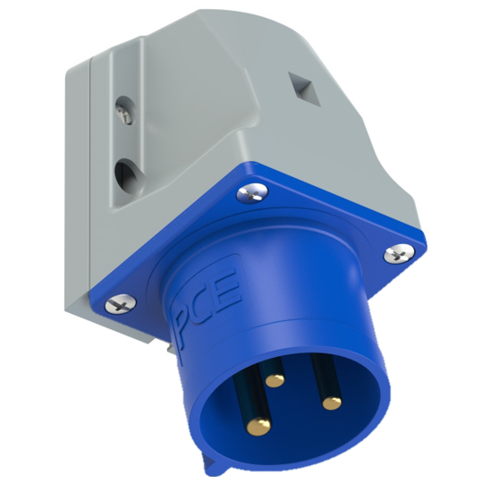 Picture of Tomada mural macho IP44 32A 2P+T 230V aperto p/ mola