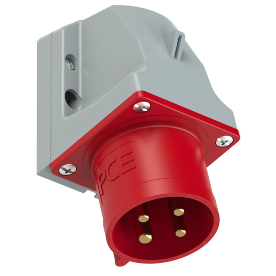 Picture of Tomada mural macho IP44 32A 3P+T 400V aperto p/ mola