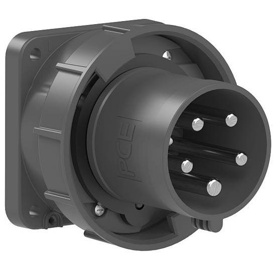 Picture of Tomada encastrar macho preta 63A 3P+T+N 400V