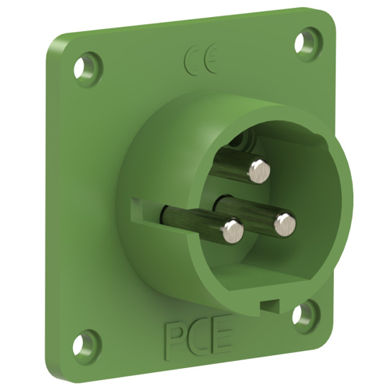 Picture of Tomada encastrar macho IP44 32A 2P+T 24/42V 400Hz 3h