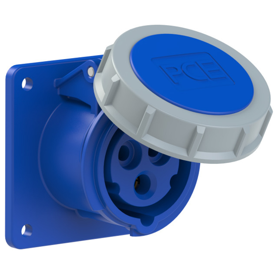 Picture of Tomada encastrar fêmea IP67 16A 2P+T 230V aperto p/ mola