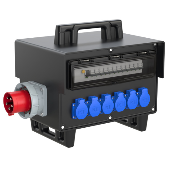 Picture of Quadro distribuição móvel SCHREMS 1x18 módulos IP54