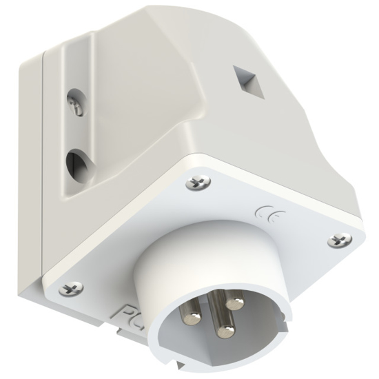 Picture of Tomada mural macho IP44 32A 2P+T 24/42Vdc 10h