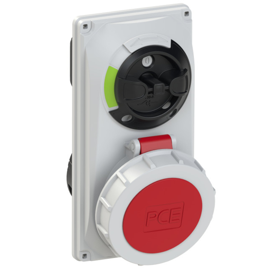 Picture of Tomada encastrar c/ interruptor bloqueio IP67 16A 3P+T+N 400V