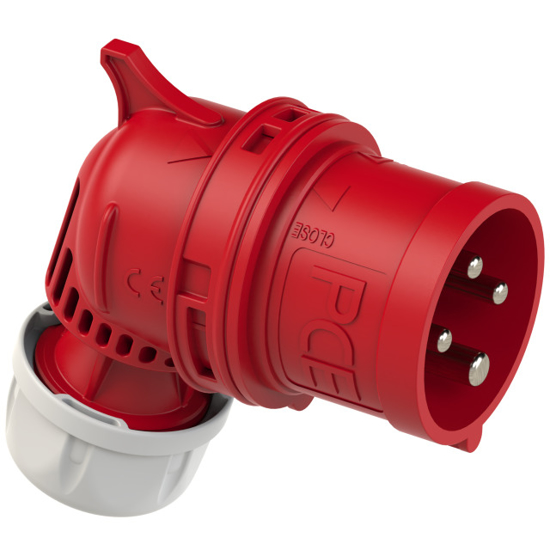 Picture of Ficha macho c/ inversor de fases angular IP44 16A 3P+T 400V