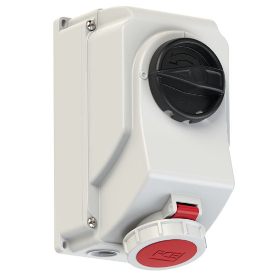 Picture of Tomada mural c/ interruptor bloqueio IP67 16A 3P+T 400V