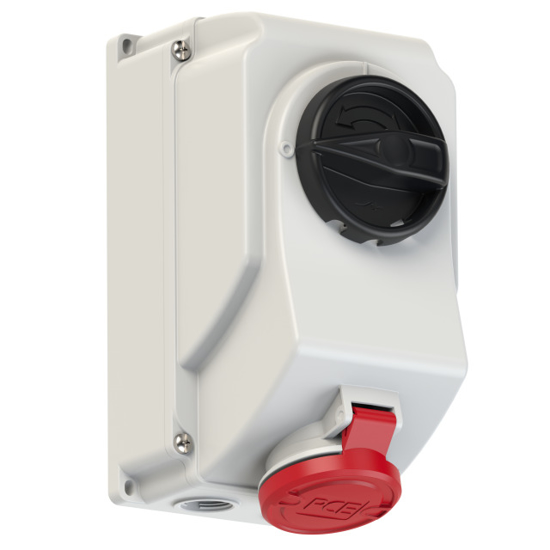 Picture of Tomada mural c/ interruptor bloqueio IP44 16A 3P+T 400V