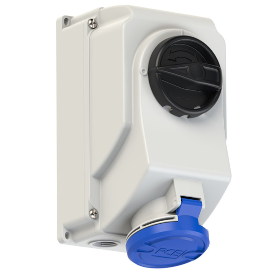 Picture of Tomada mural c/ interruptor bloqueio IP44 32A 2P+T 230V