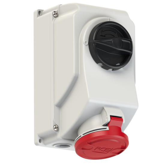 Picture of Tomada mural c/ interruptor bloqueio IP44 32A 3P+T+N 400V