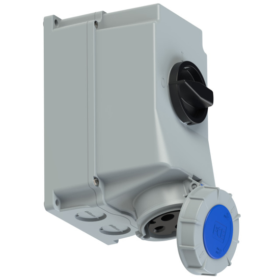 Picture of Tomada mural c/ interruptor bloqueio IP67 63A 2P+T 230V