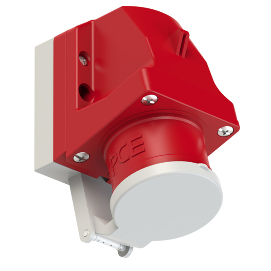 Picture of Tomada mural macho c/ inversor de fases IP44 16A 3P+T+N 400V c/ tampa