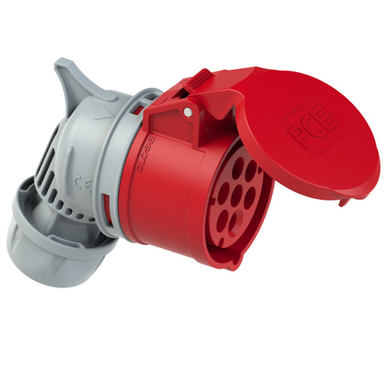 Picture of Ficha fêmea inclinada IP44 32A 6P+T 400V