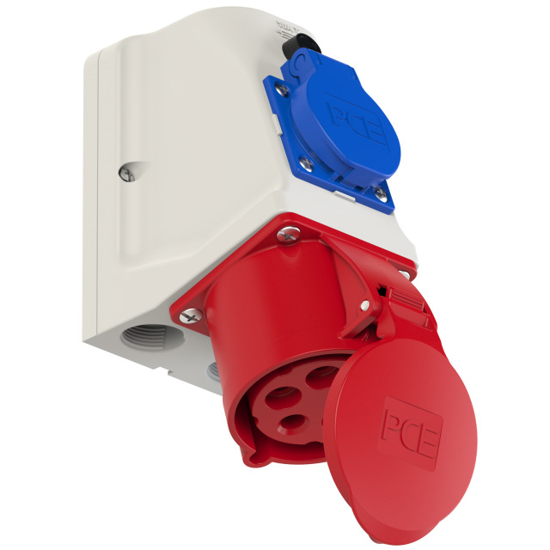 Picture of Tomada mural fêmea COMBO IP44 32A 3P+T+N 400V