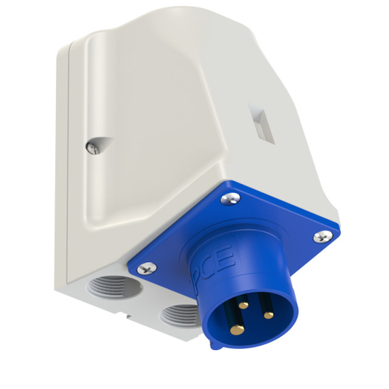 Picture of Tomada mural macho IP44 16A 2P+T 230V