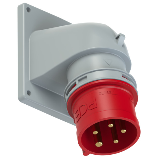 Picture of Tomada encastrar macho IP44 32A 3P+T+N 400V aperto p/ mola