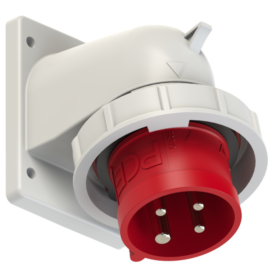 Picture of Tomada encastrar macho c/ inversor de fases angular IP67 16A 3P+T 400V