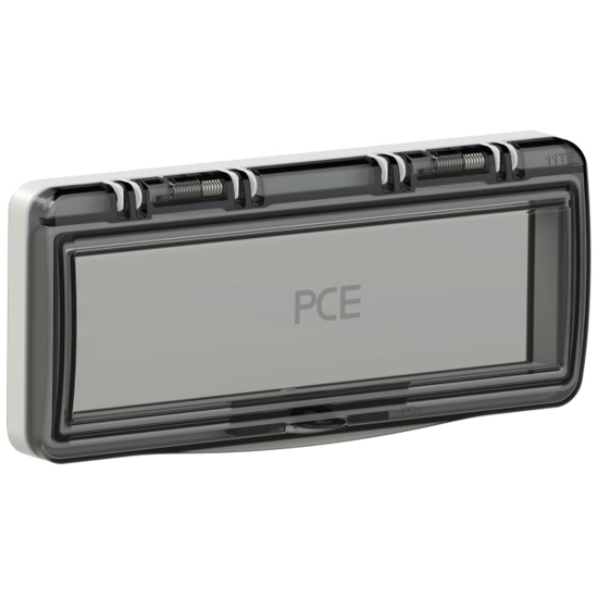 Picture of Janela IP54 em policarbonato p/11 módulos cinzenta