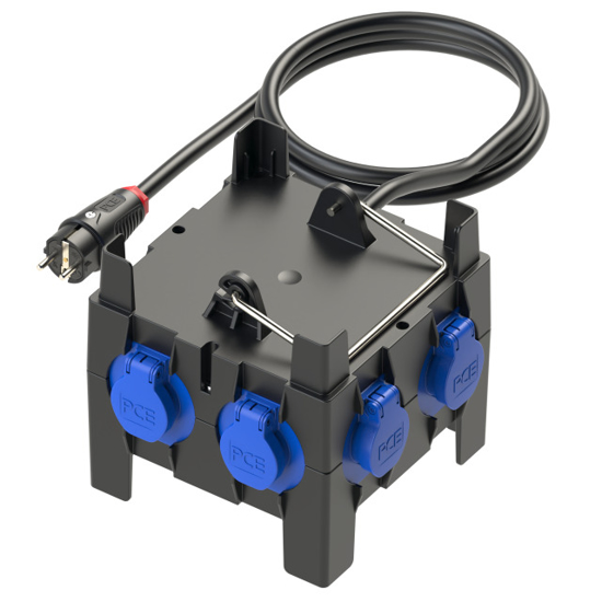 Picture of Quadro IMST Entrada: 3P 16A c/ cabo 2mt Saídas: 7x schuko s/ protecção