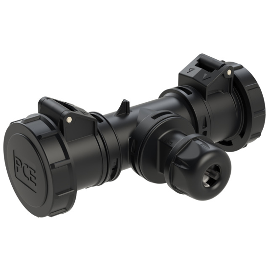 Picture of Adaptador bucin+2 x fêmea 16A 2P+T IP67