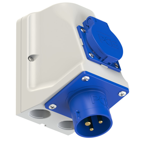 Picture of Tomada mural macho COMBO IP44 16A 2P+T 230V